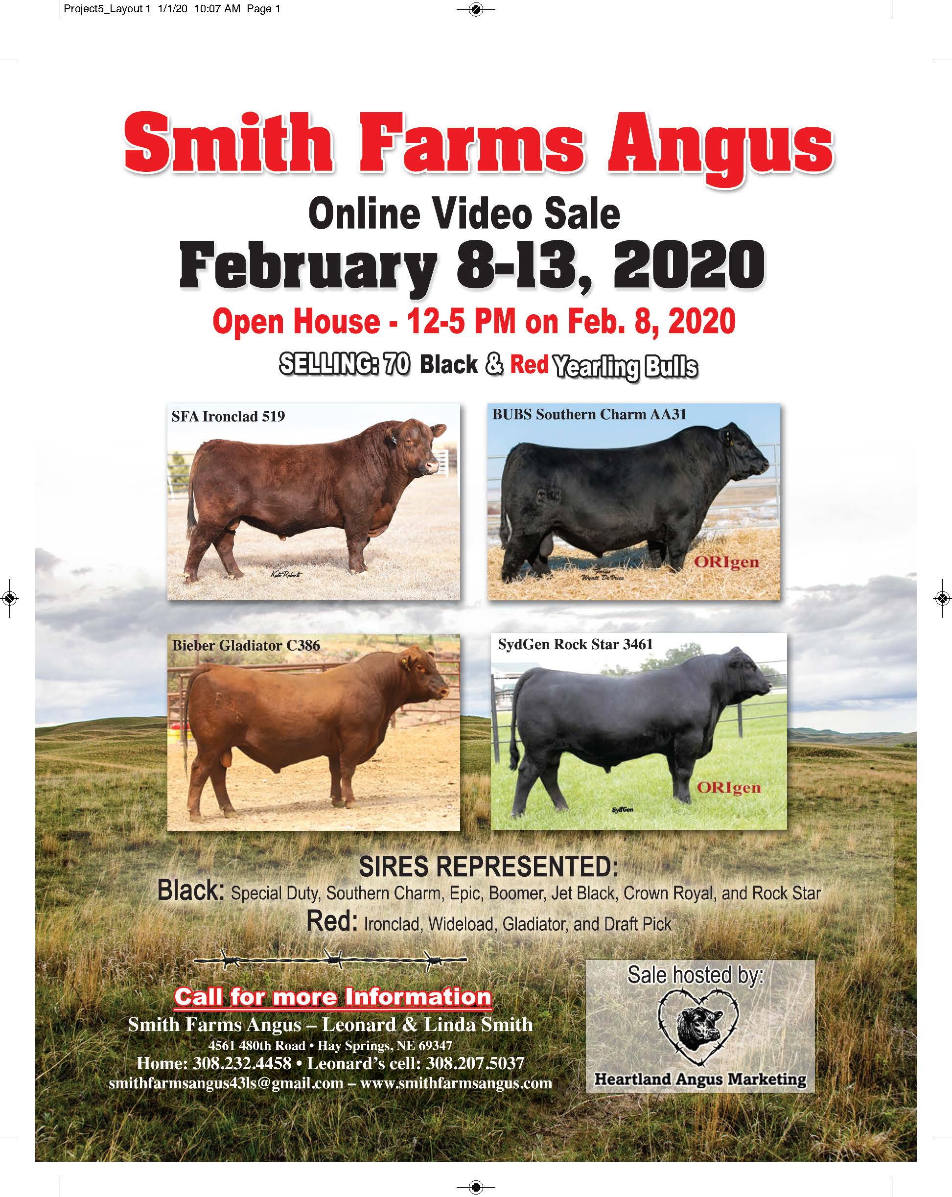 Smith Farms Sale 2020